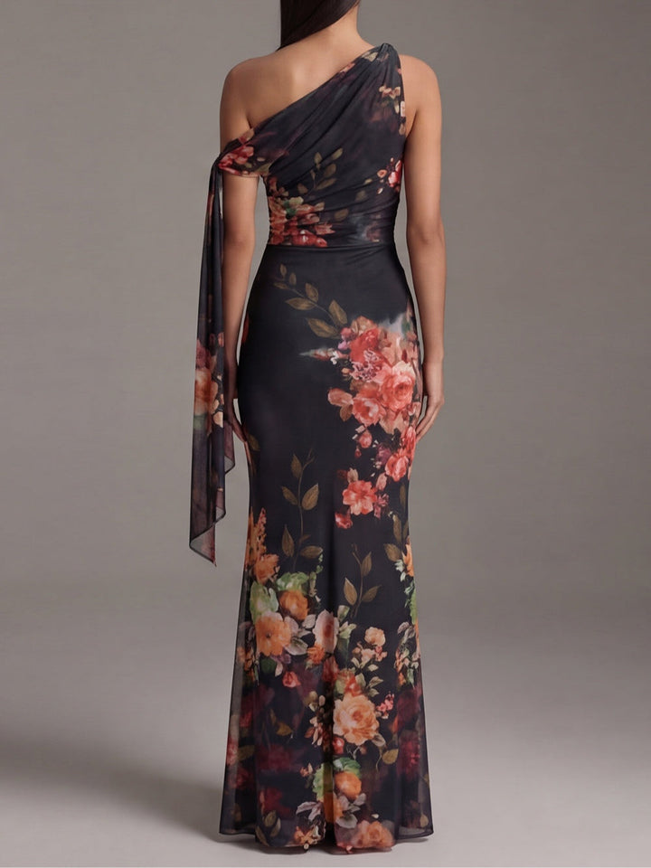 Tamsin™ | Elegant One-Shoulder Maxi Dress