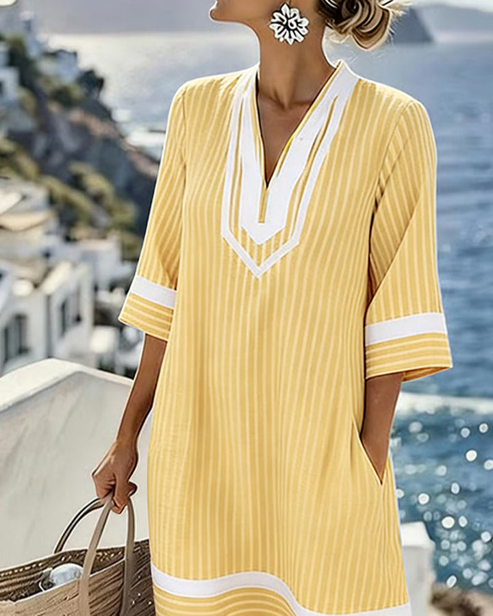 Gracie | Striped Short Dress