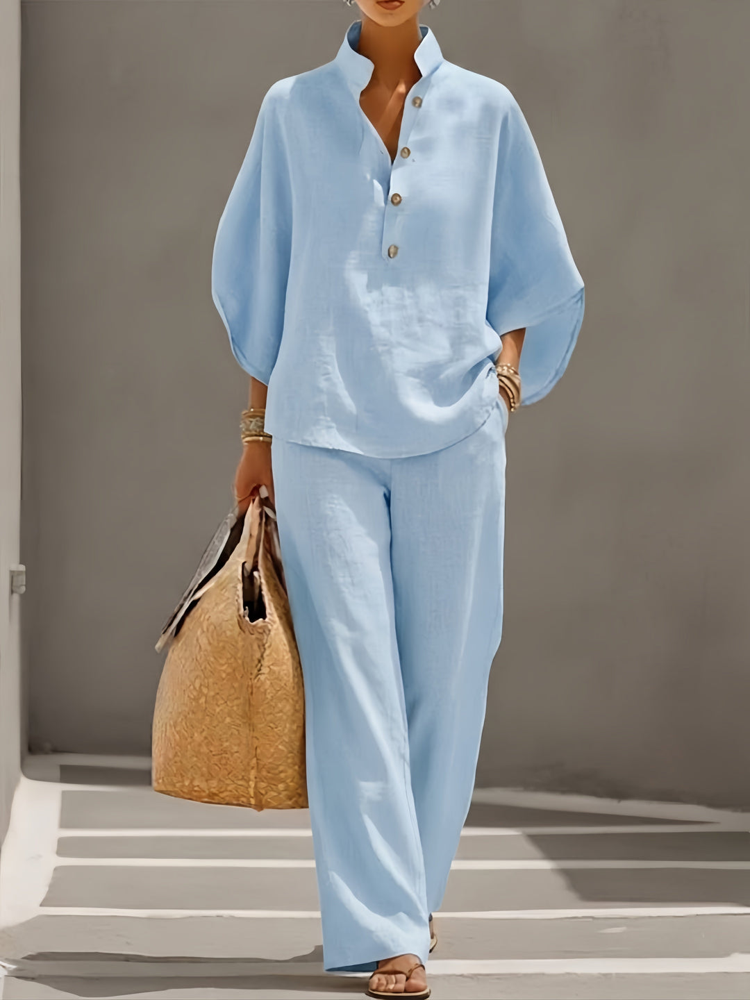 Alessia | 2-Piece Set with Batwing Sleeves