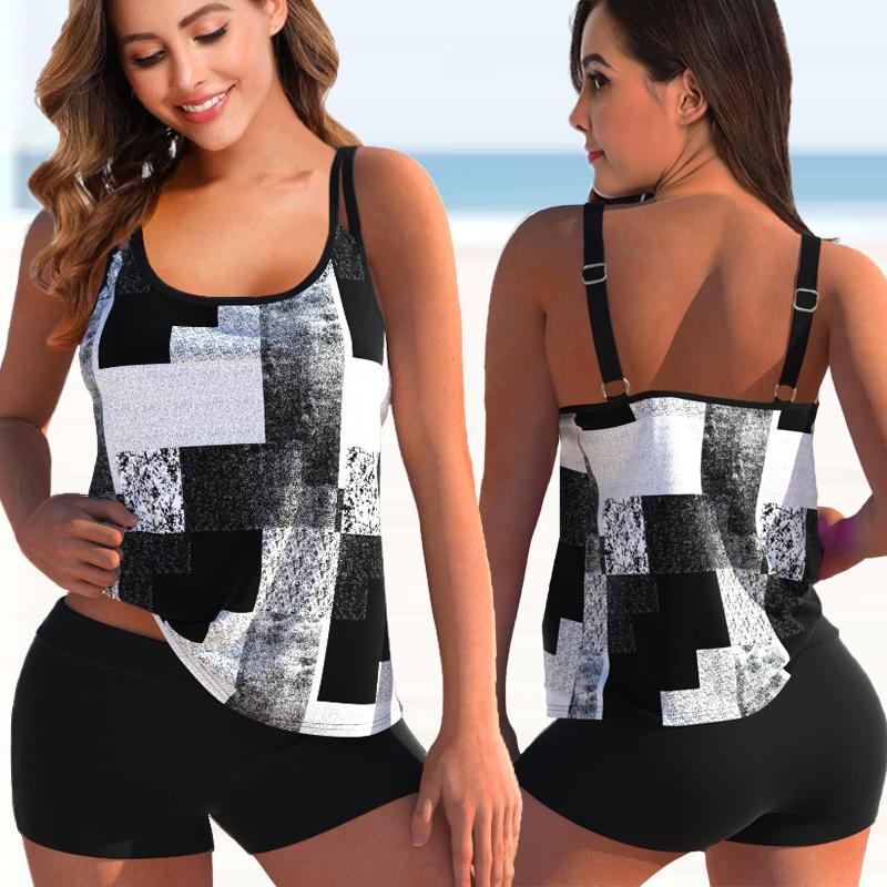 Hallie | Printed Bathing Suit Two Pieces Swimsuits