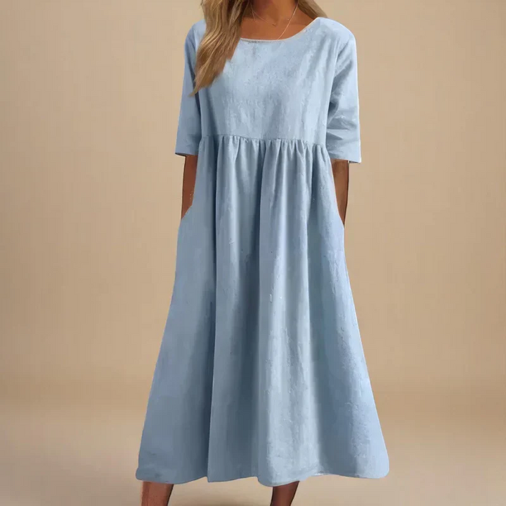 Figure flattering summer dress