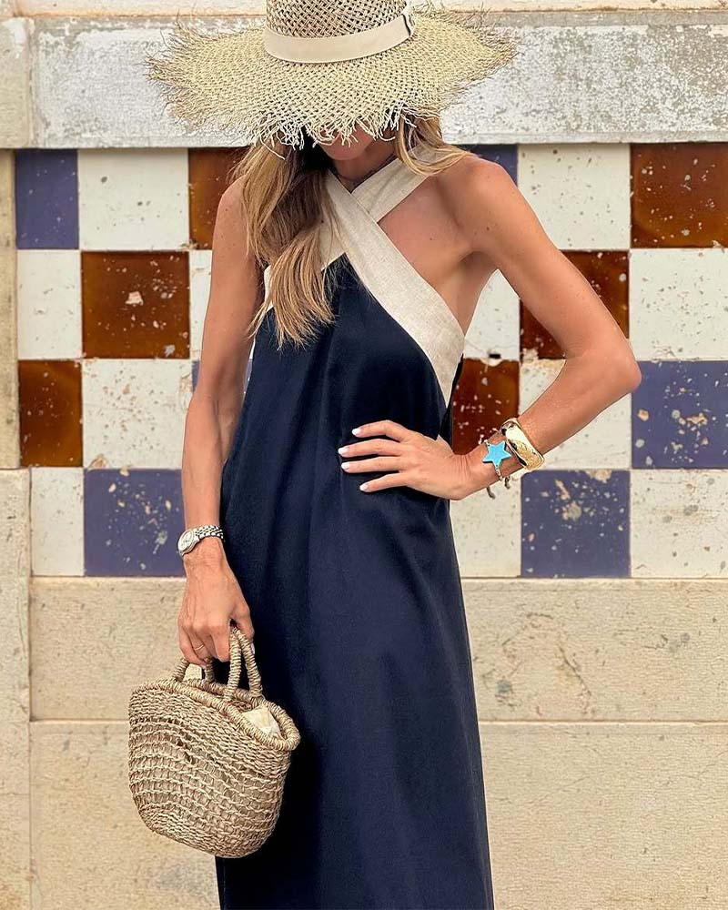 Ruby | Breathable Comfortable Crossed Maxi Dress