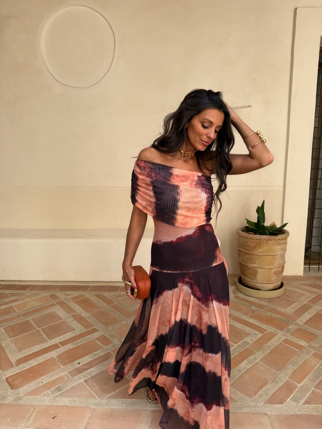 Rosamund | Off-Shoulder Maxi Dress