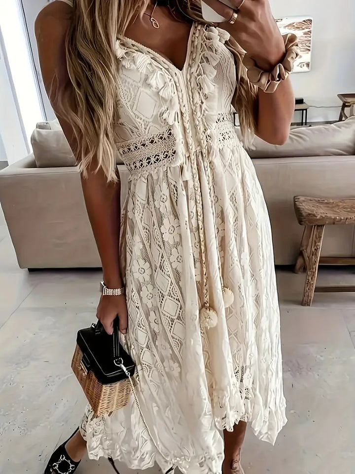 Lace boho dress