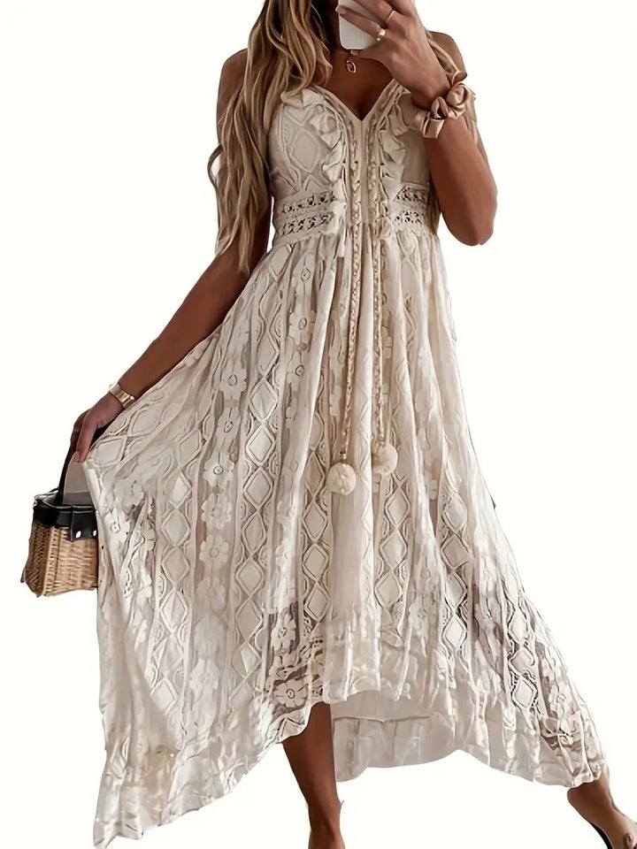 Lace boho dress