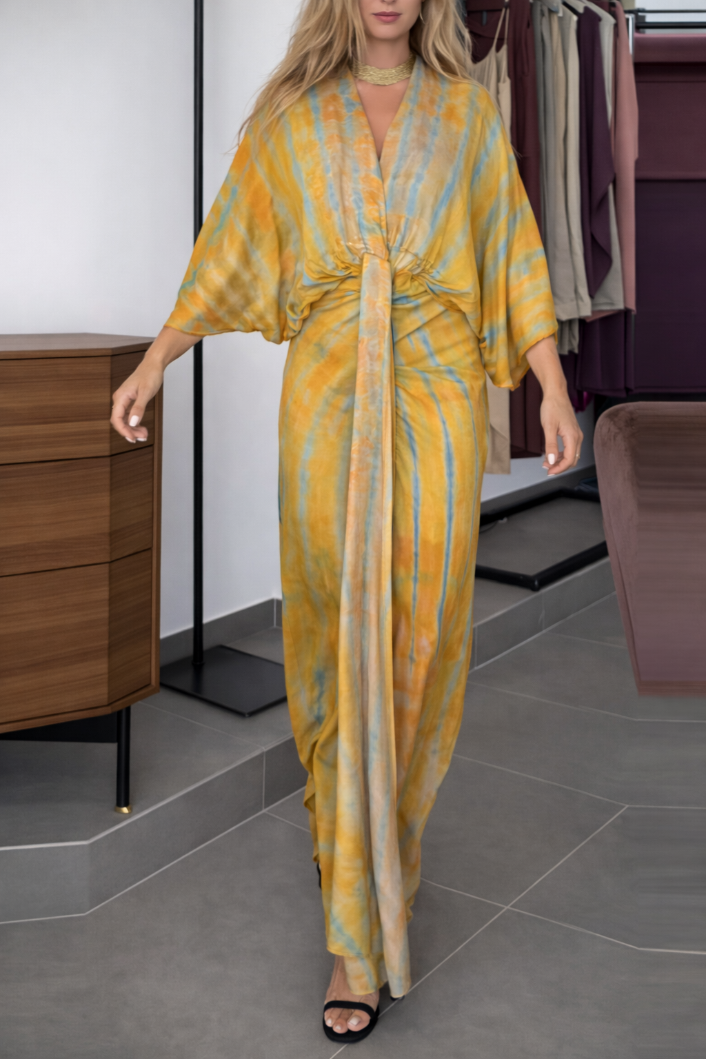 Belle | Kimono Style Long Dress