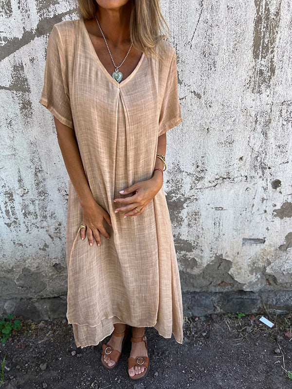 Everyday summer dress in linen
