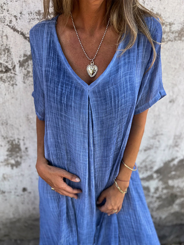 Everyday summer dress in linen