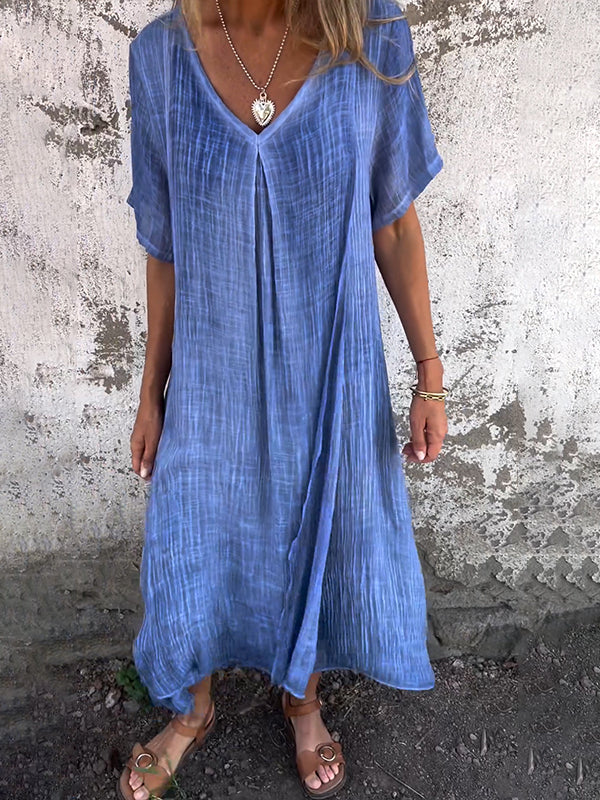 Everyday summer dress in linen