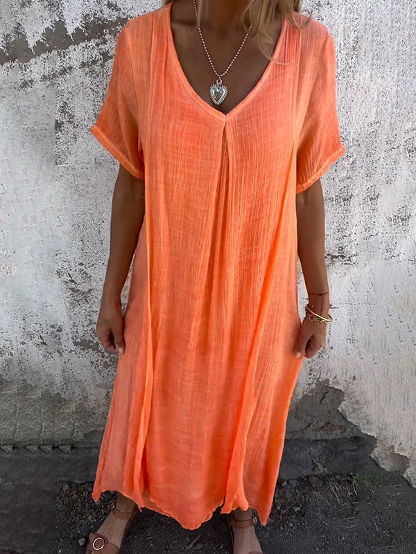 Everyday summer dress in linen