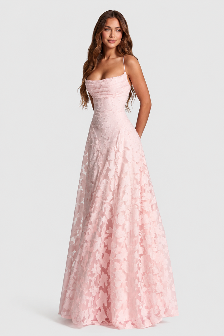 Sophia | Floral Lace Maxi Dress