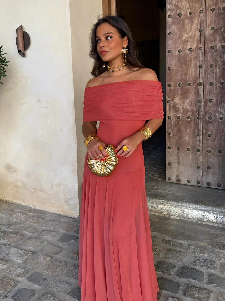 Rosamund | Off-Shoulder Maxi Dress