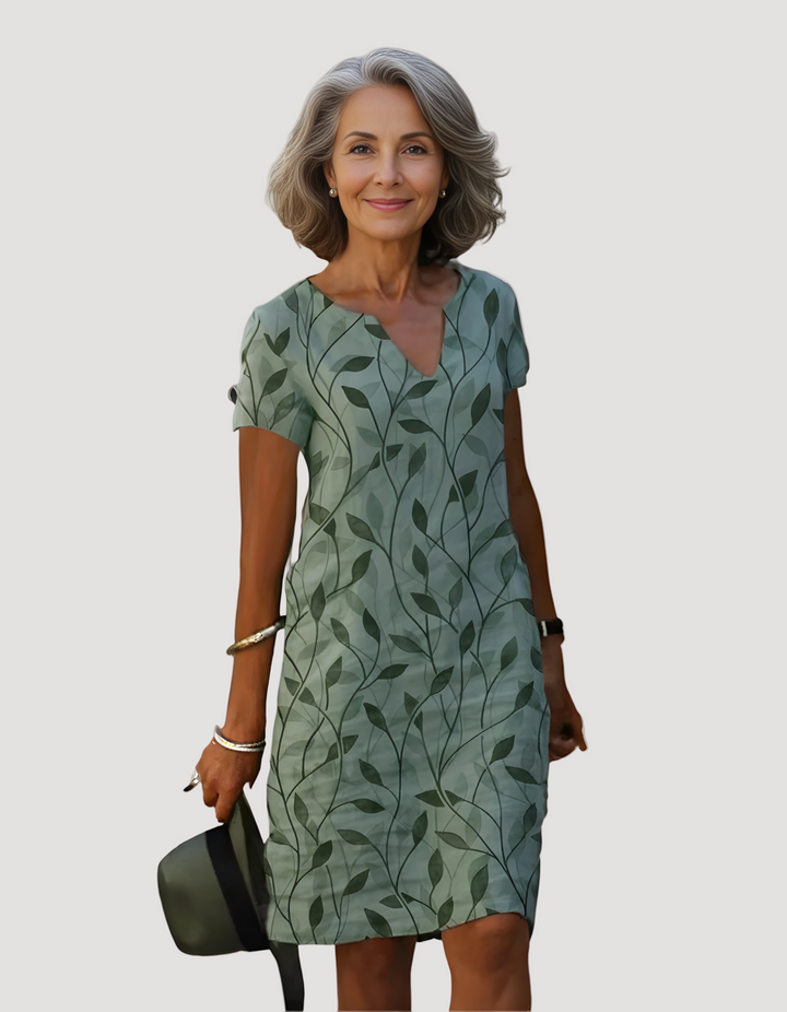 Elegant nature inspired dress