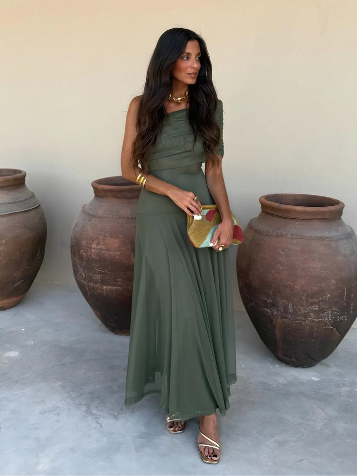 Rosamund | Off-Shoulder Maxi Dress