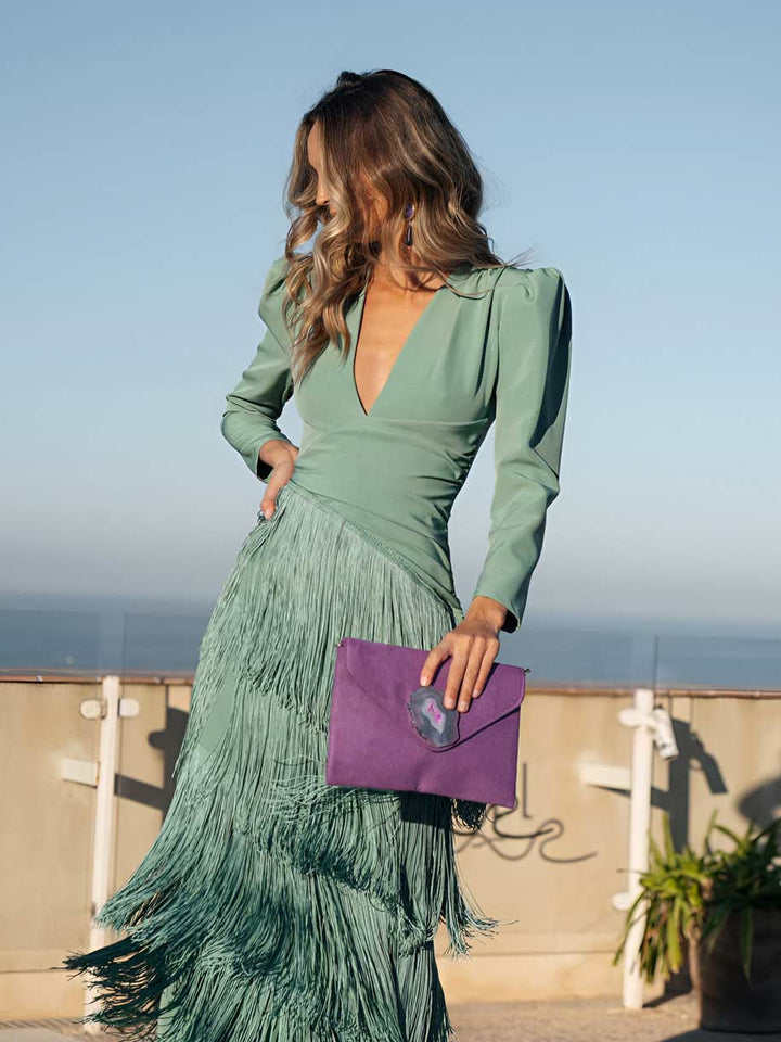 Isla | Fringe Dress