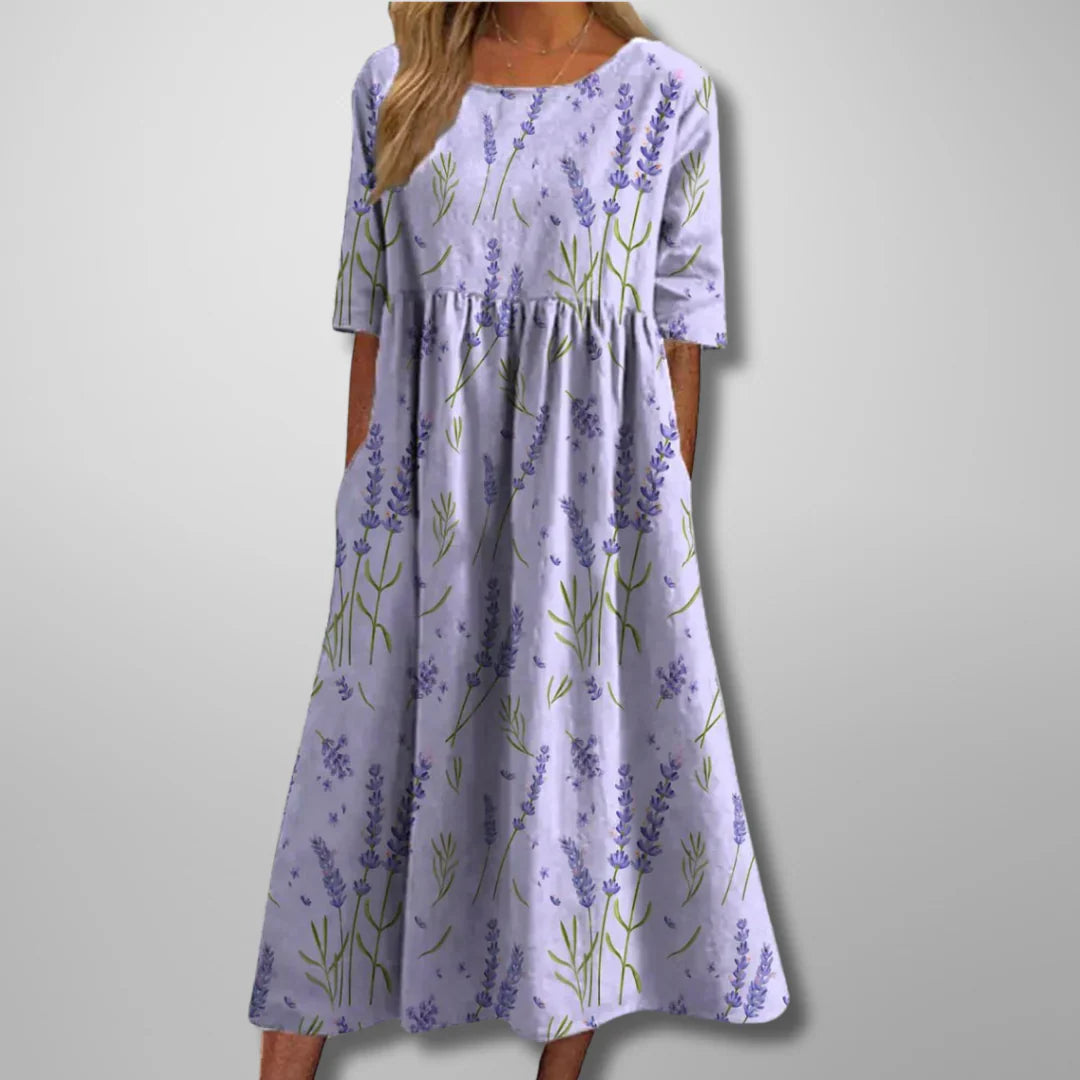 Grace™ | Short Sleeve Loose Fit Midi