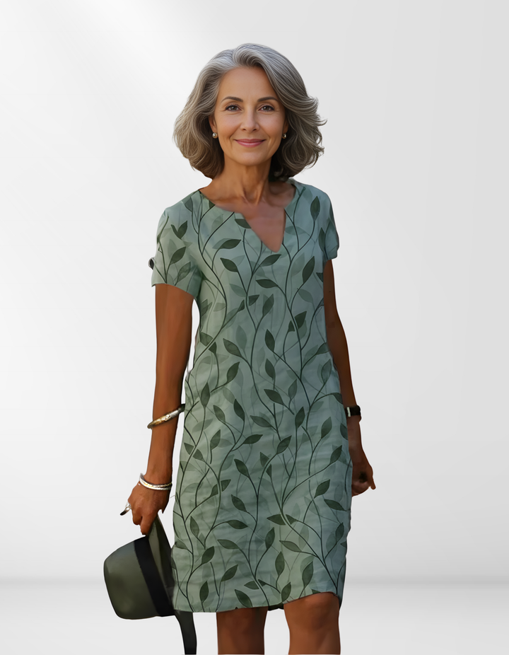 Elegant nature inspired dress