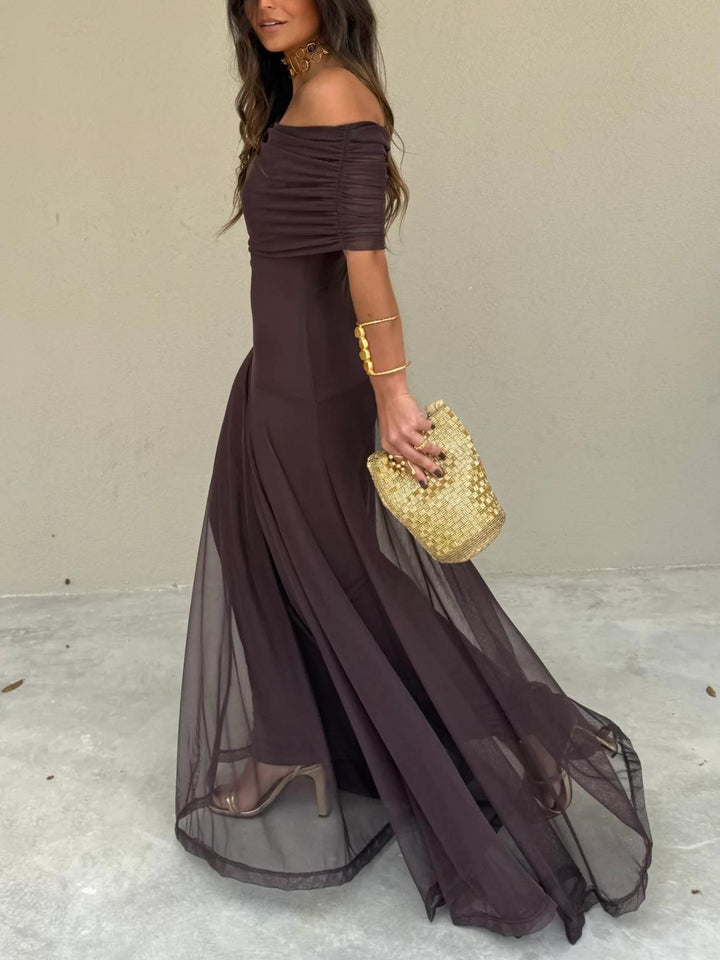 Rosamund | Off-Shoulder Maxi Dress