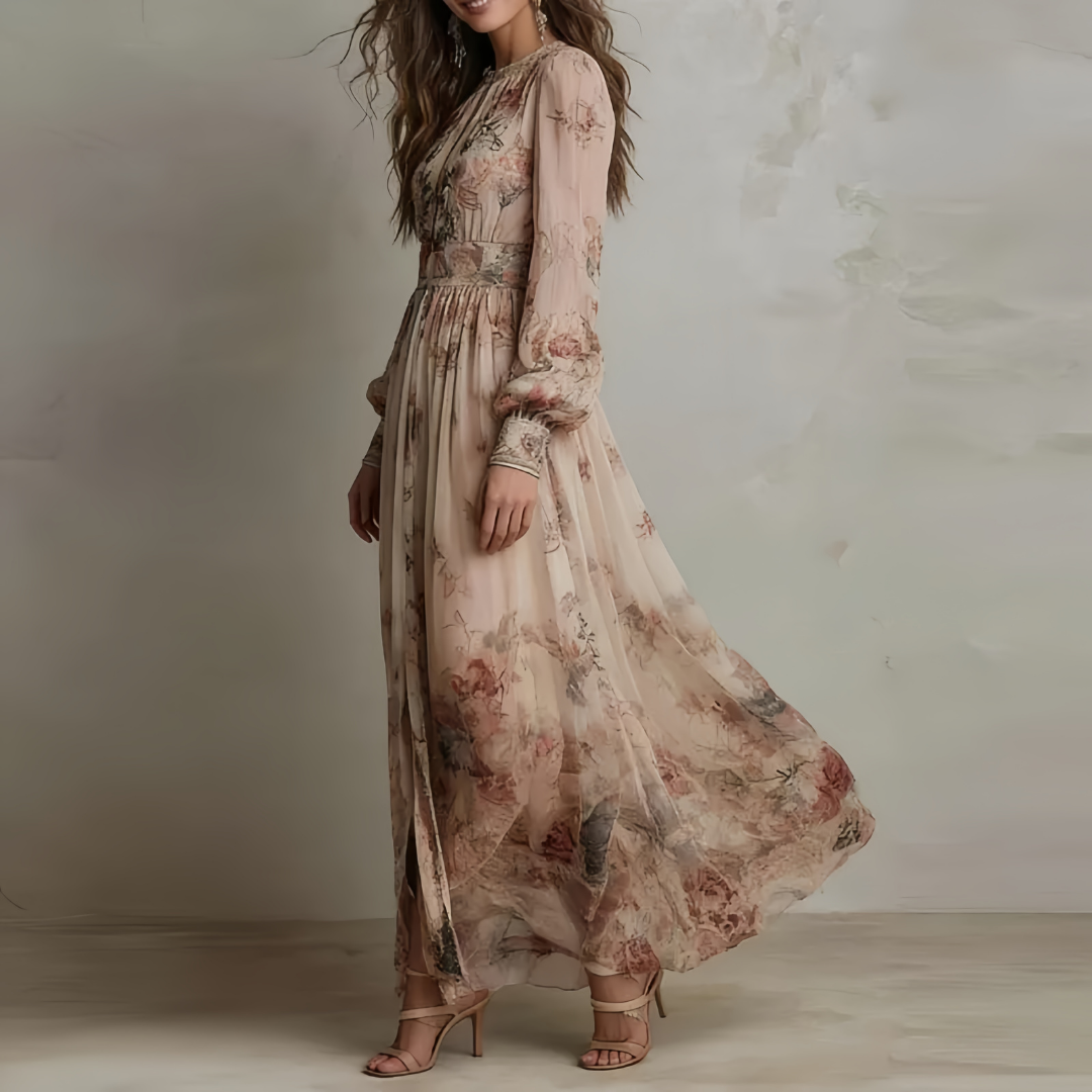 Elodie | Elegant Floral Summer Dress