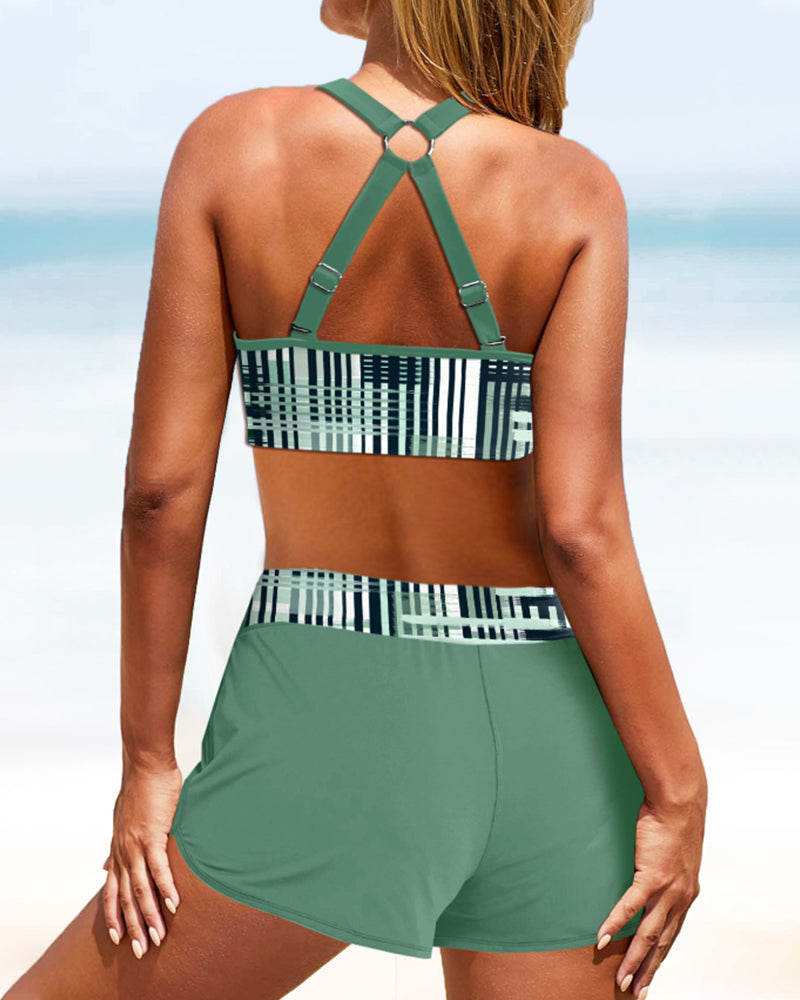 Alyssa | Ribbed High-Waist Bikini Set