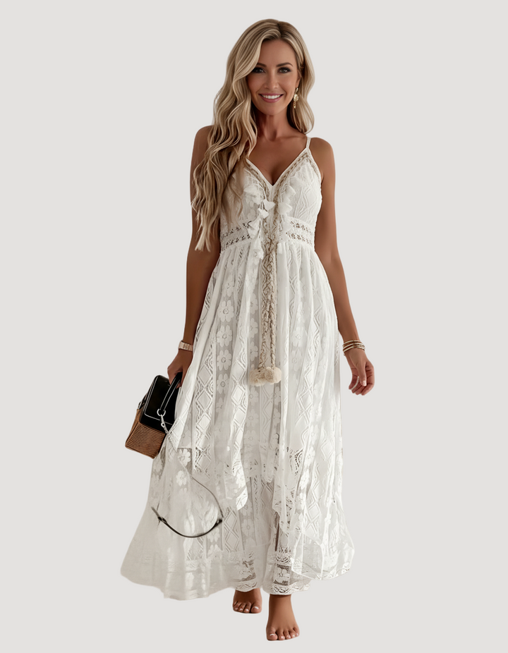 Lace boho dress