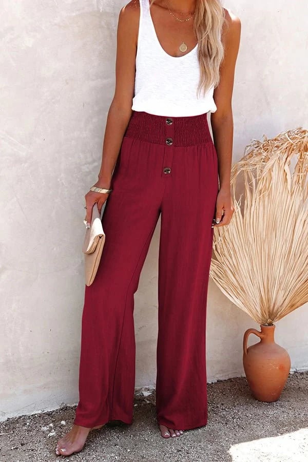 Alvina | Breezy High-Waist Pants