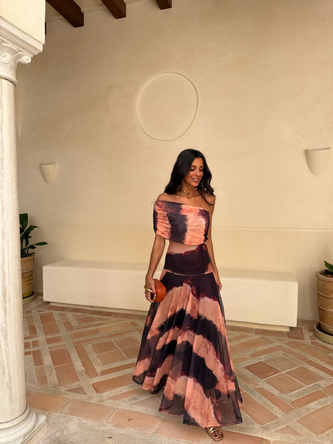 Rosamund | Off-Shoulder Maxi Dress
