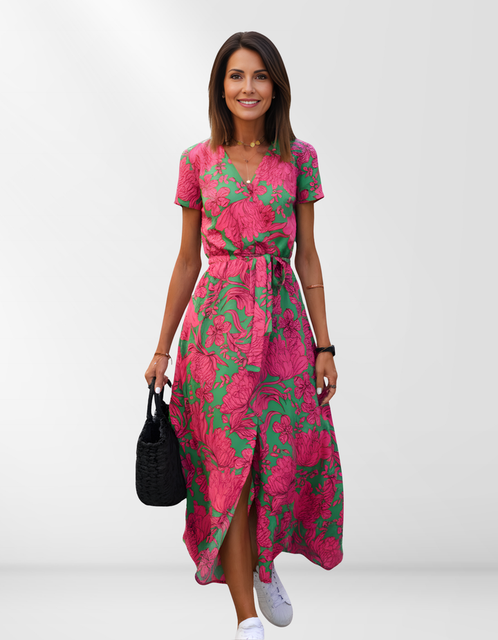 Stylish floral summer dress