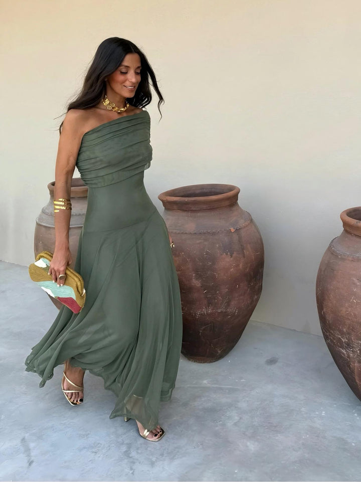 Rosamund | Off-Shoulder Maxi Dress