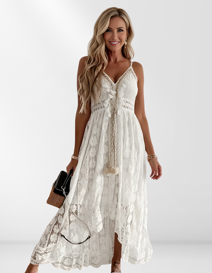 Lace boho dress