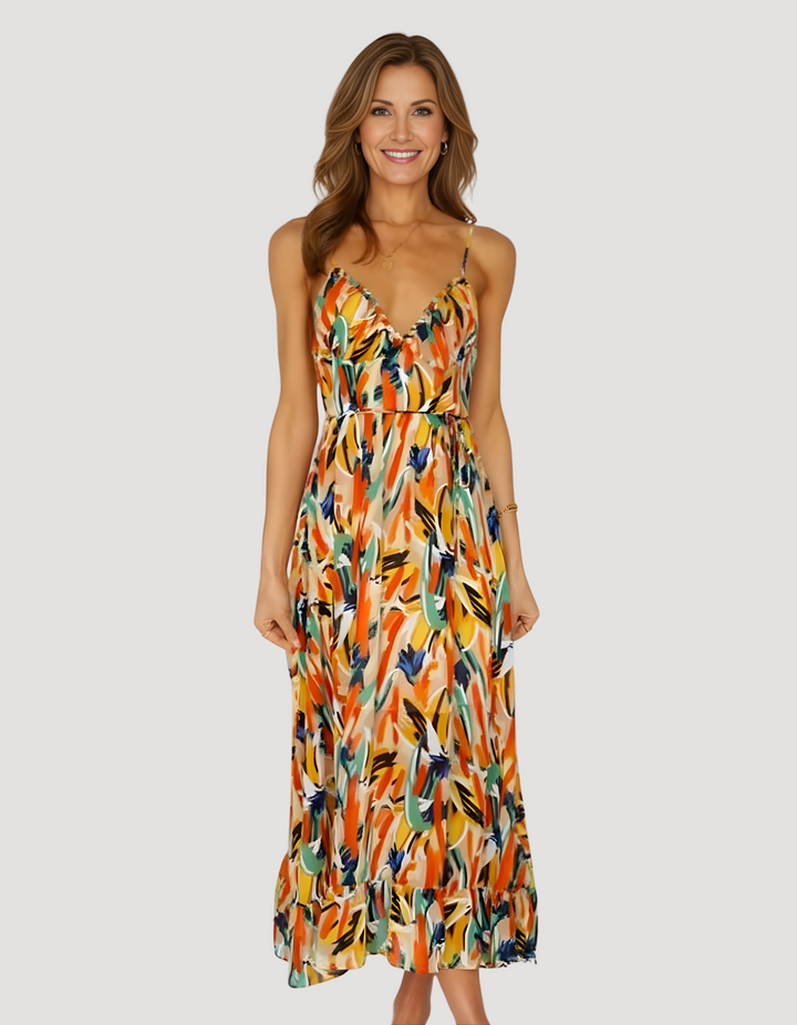 Colourful summer dress