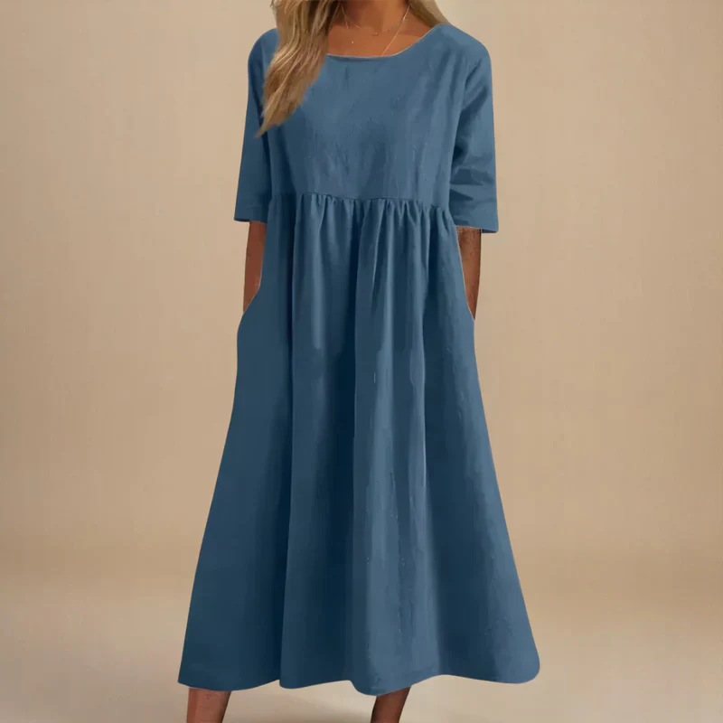 Figure flattering summer dress