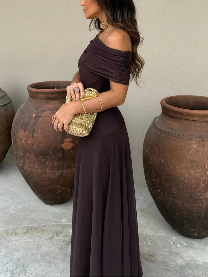 Rosamund | Off-Shoulder Maxi Dress