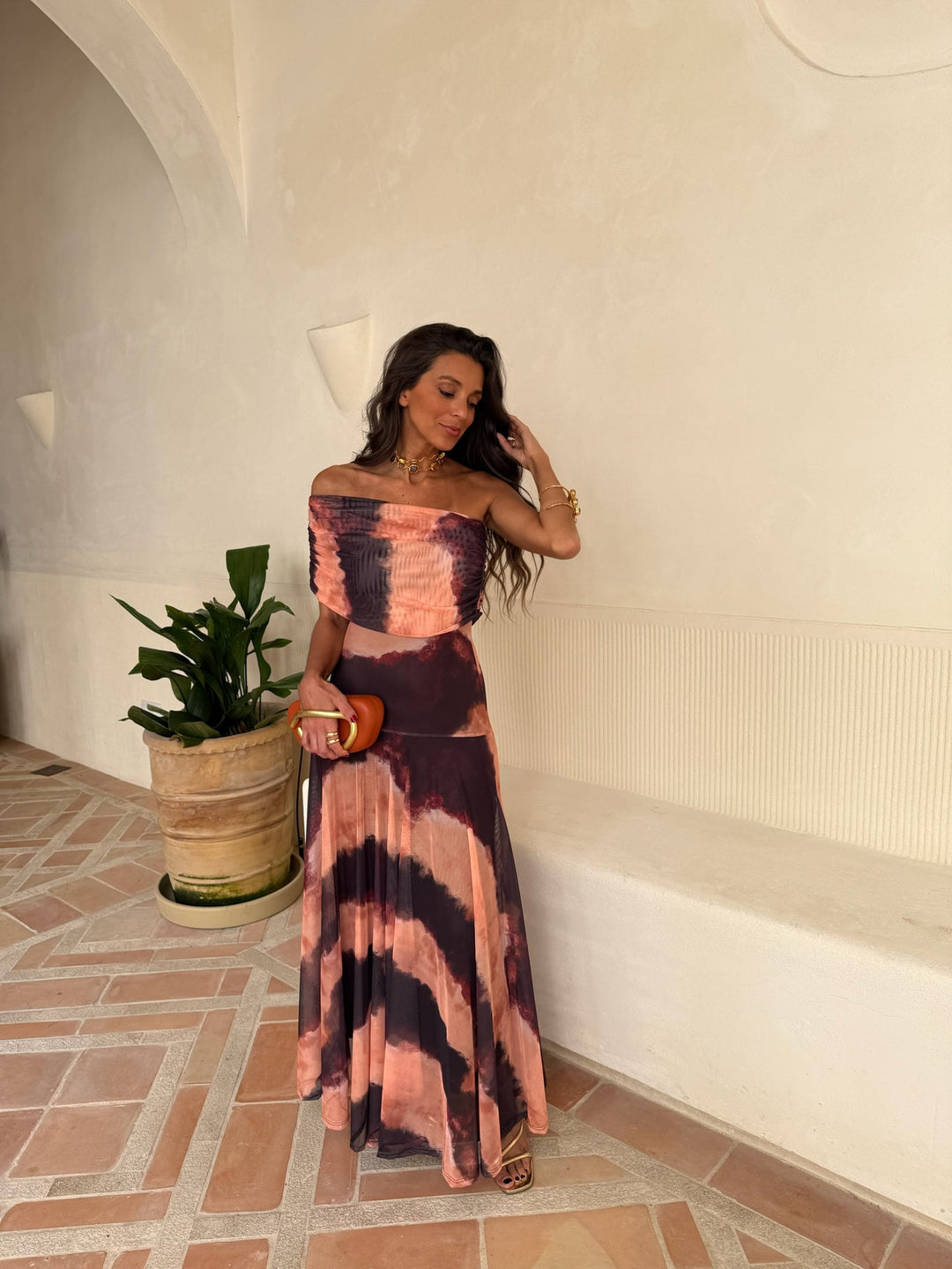 Rosamund | Off-Shoulder Maxi Dress