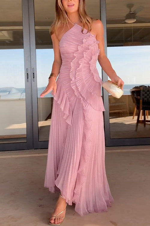 Rosalie | Pleated Long Dress