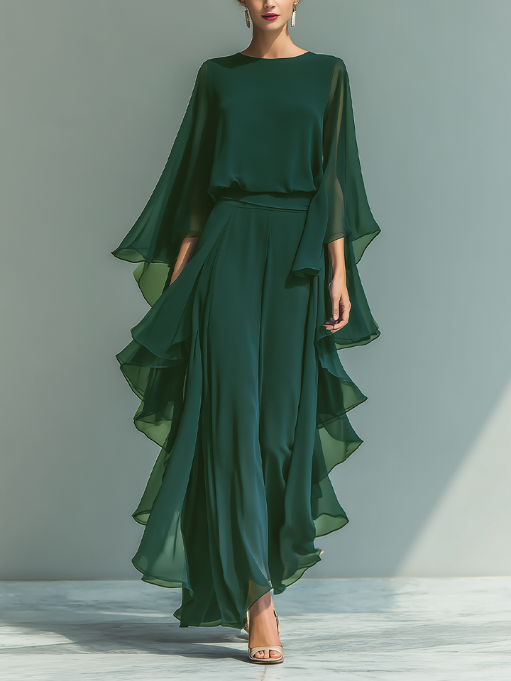 Alicia | Ruffled Two-Piece Set