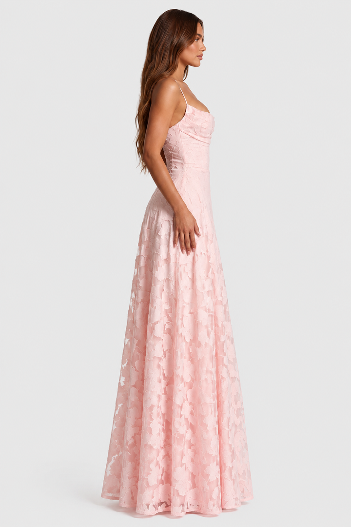Sophia | Floral Lace Maxi Dress