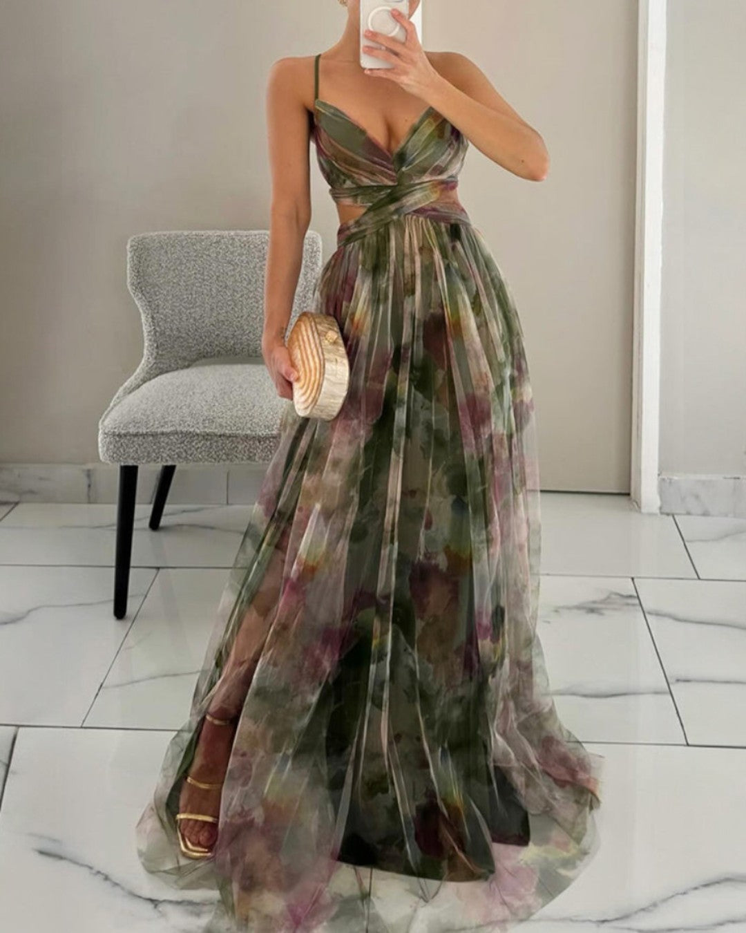 Eliana | Floral Style Long Dress