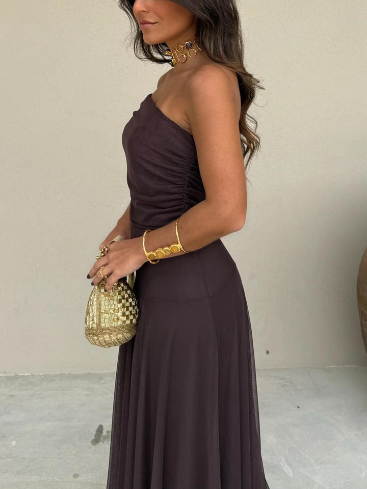 Rosamund | Off-Shoulder Maxi Dress