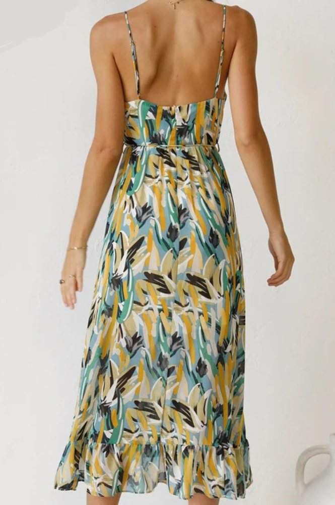 Colourful summer dress