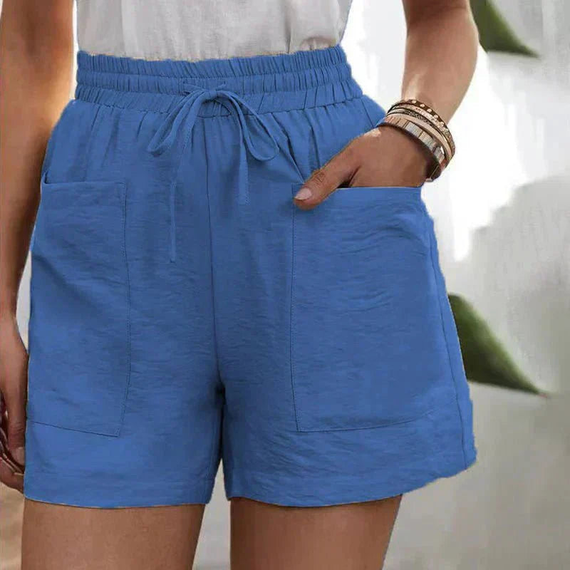 Ammora | Effortless Linen Blend Shorts
