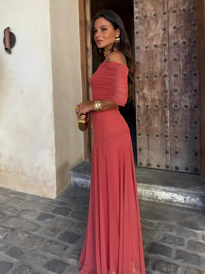 Rosamund | Off-Shoulder Maxi Dress