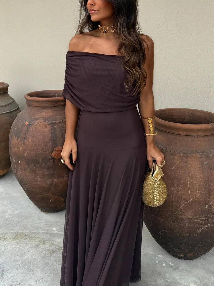 Rosamund | Off-Shoulder Maxi Dress