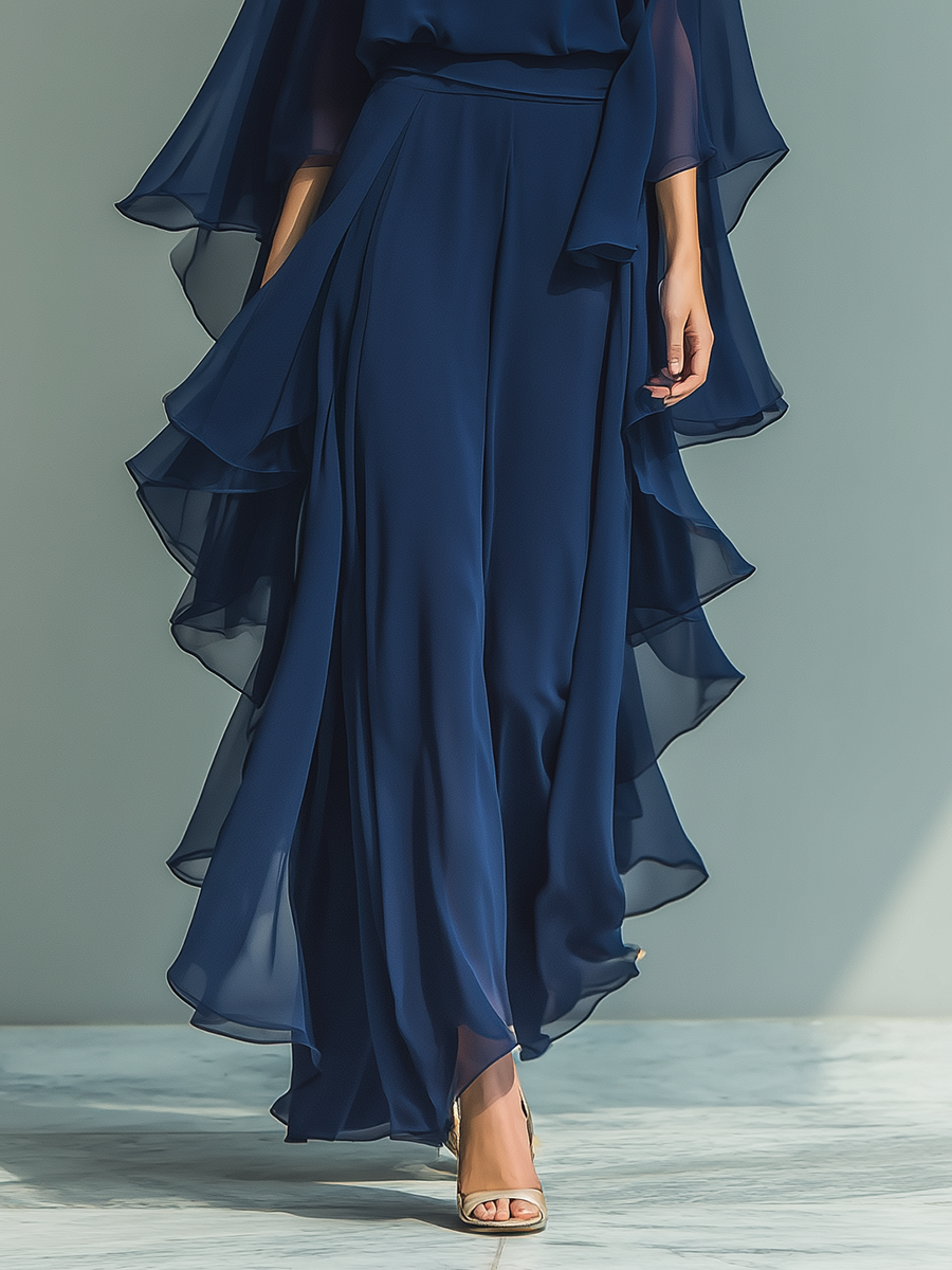 Alicia | Ruffled Two-Piece Set
