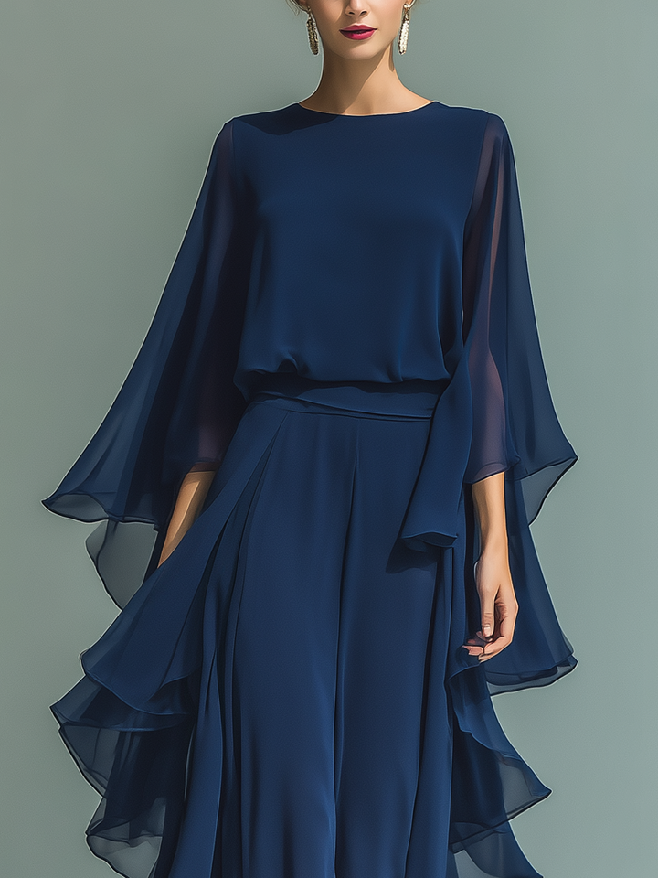 Alicia | Ruffled Two-Piece Set