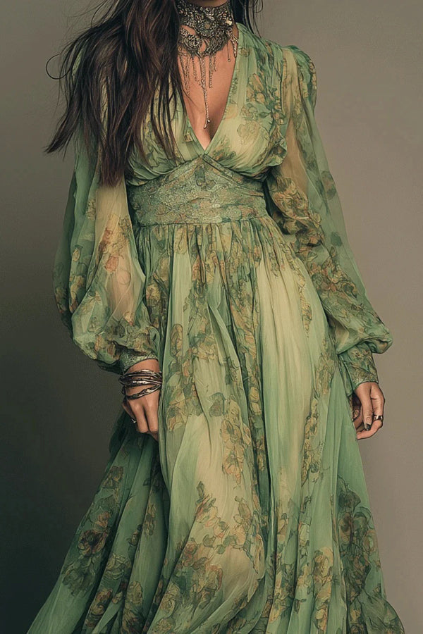 Elowen | Elegant Floral Summer Dress