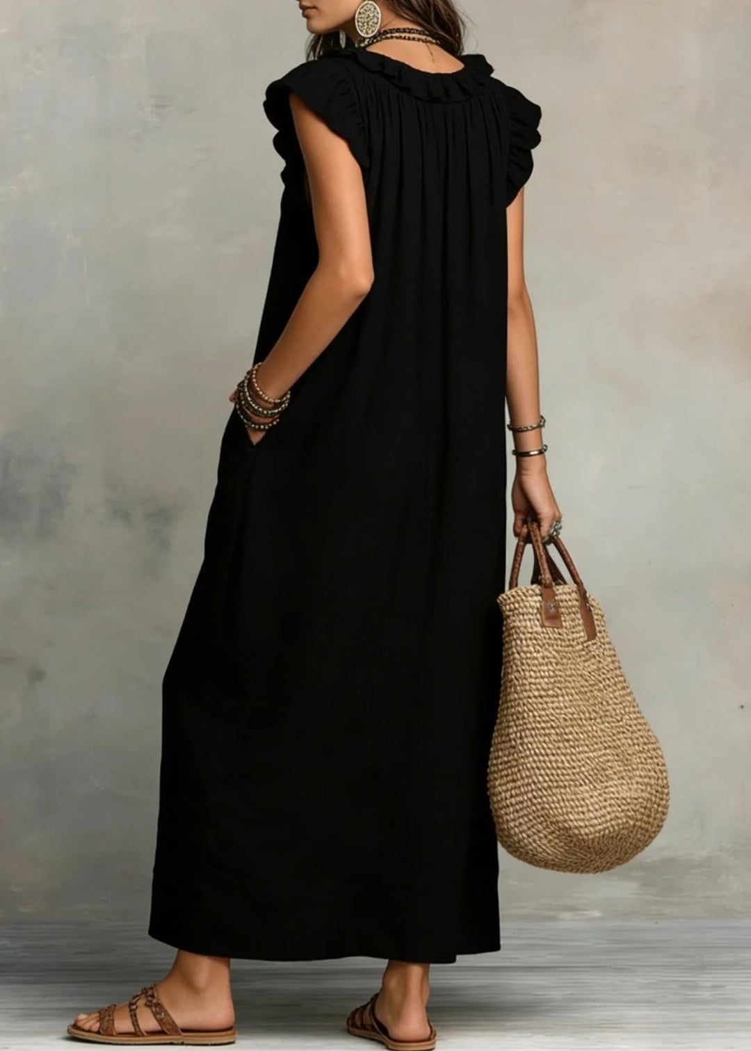 ÉLINA™ | Flowing Bohemian Dress