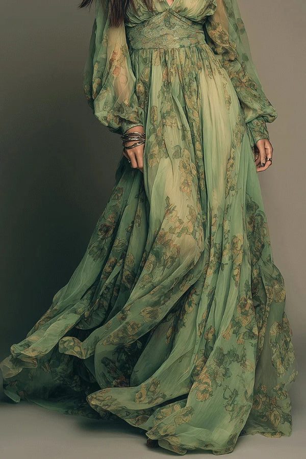 Elowen | Elegant Floral Summer Dress
