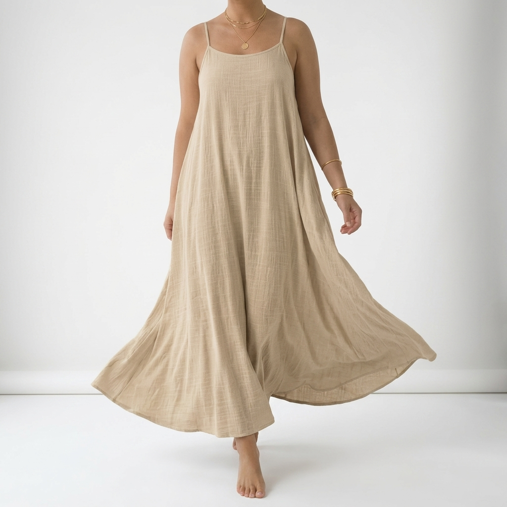 Dorsale™ — Backless Lace-Up Maxi Dress