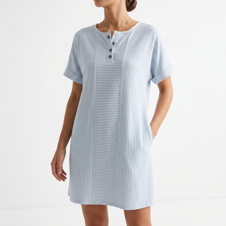 Auressia™ | Lightweight Shirt Dress for Everyday Comfort
